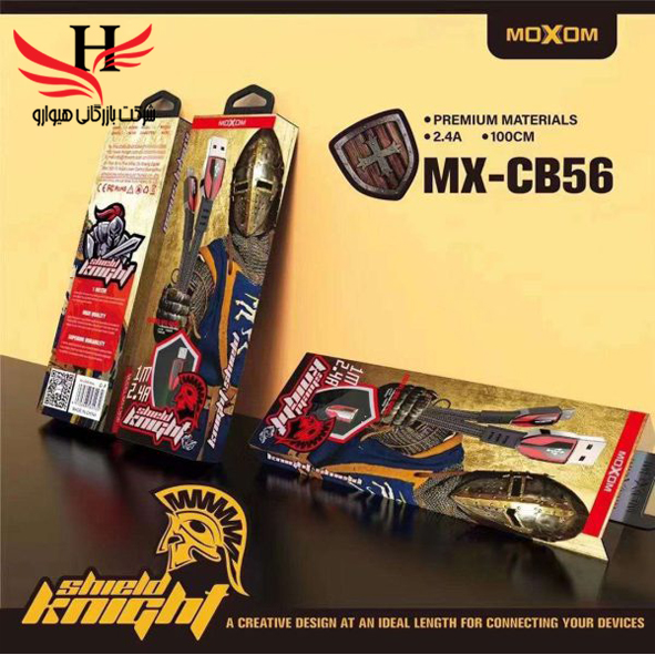 تصویر کابل شارژ آيفون ماکسوم  MOXOM-CB56